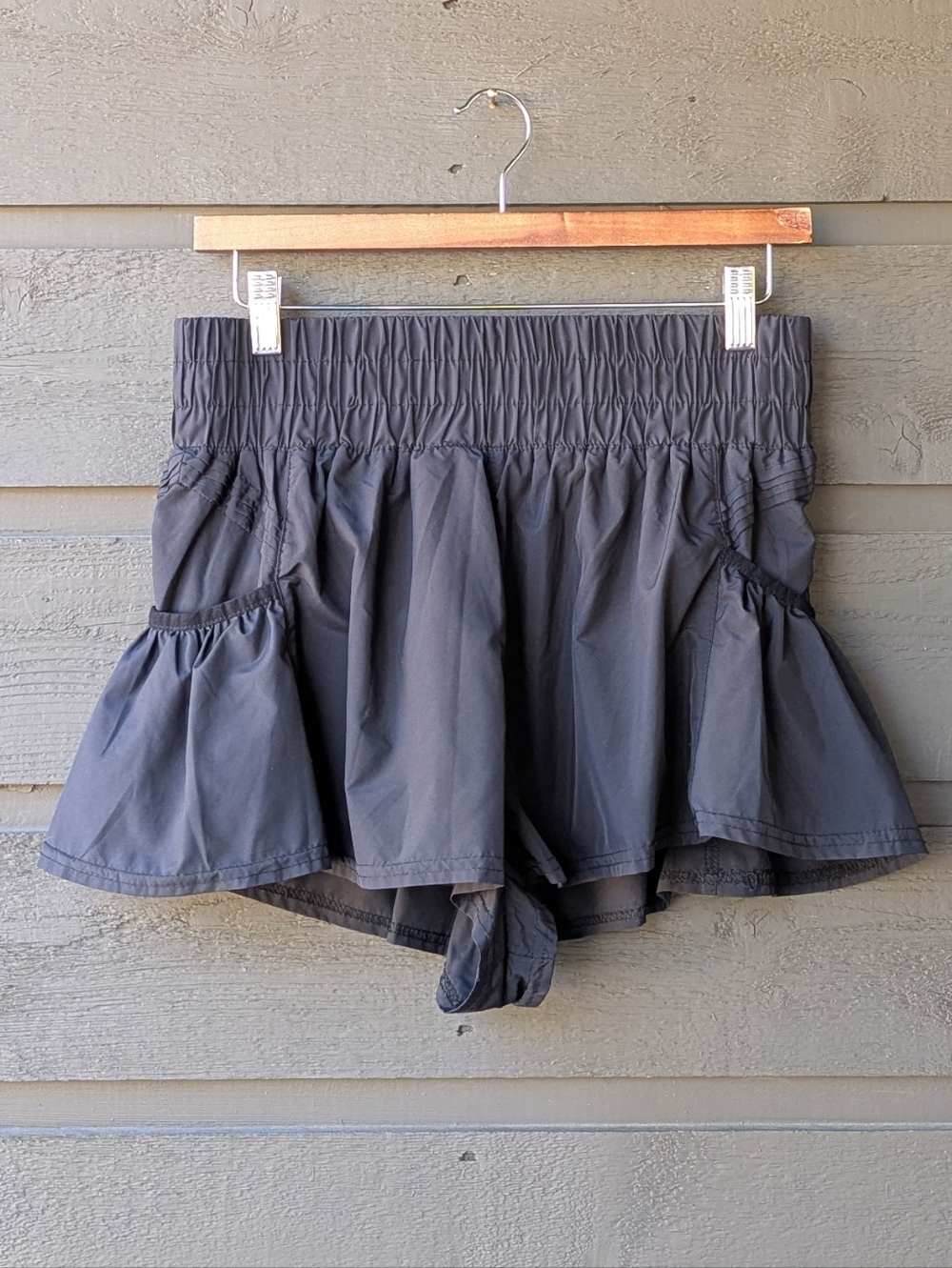 FP Movement Get Your Flirt On Skort Black High Rise Running Skirt Shorts Medium - Picture 7 of 7